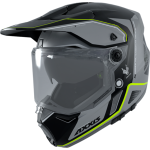 Enduro helma AXXIS WOLF DS roadrunner B2 M/58 leskl ed - posledn kusy