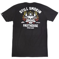 Fasthouse Smoke and Octane Tee Black
