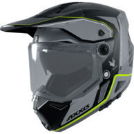 Enduro helma AXXIS WOLF DS roadrunner B2 lesklá šedá