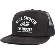 Fasthouse Still Smokin Hat Black White