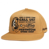 Fasthouse Call Us Hat Tan