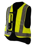 Helite Turtle HiVis žlutá airbagová vesta rozšířená - Fluorescent 