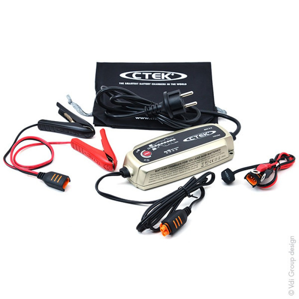 NABÍJEČKA CTEK MXS 5.0 NEW S TEPLOTNÍM ČIDLEM 12 V, 120 AH, 5 A