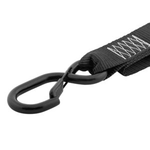 O\'NEAL DE LUXE SOFT HOOK TIE DOWNS LOGO BLACK (2PCS)