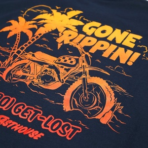 Fasthouse Gone Rippin Tee Navy