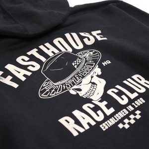 Fasthouse HQ Club Hooded Pullover Black