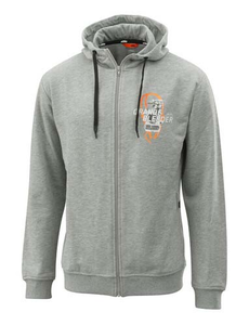 ORANGE FLUIDS ZIP HOODIE 