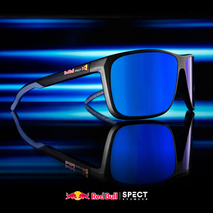 Red Bull Spect sluneční brýle TAIN černé s oranžovými skly