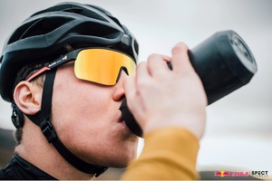 Red Bull Spect sluneční brýle DUNDEE černé s oranžovými sklem