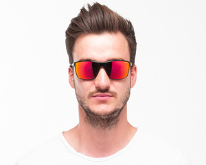 Red Bull Spect sluneční brýle DRIFT červenými s skly
