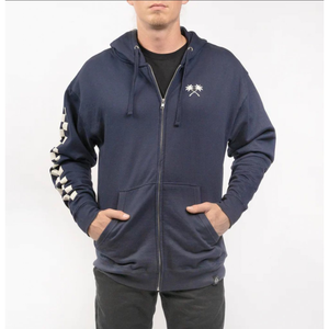 Fasthouse Haven Hooded Zip-Up Navy