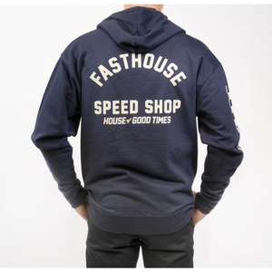 Fasthouse Haven Hooded Zip-Up Navy
