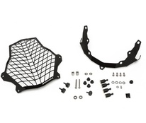 Kryt světlometu černý, nerezová ocel, s rychloupínáním, držák černý, pro KTM 1050, 1090, 1