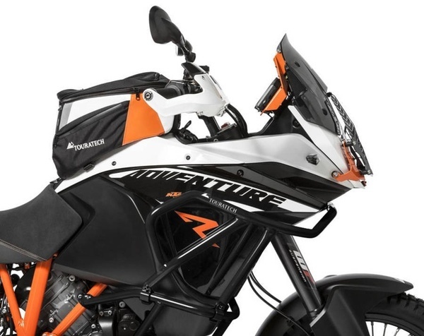 Rozšíření originálních padacích rámů pro KTM 1090_1190 Adventure R, černé