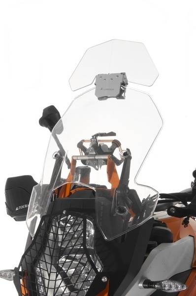 Zvýšení čelního štítu pro KTM 1190 ADV/R - zamykatelné