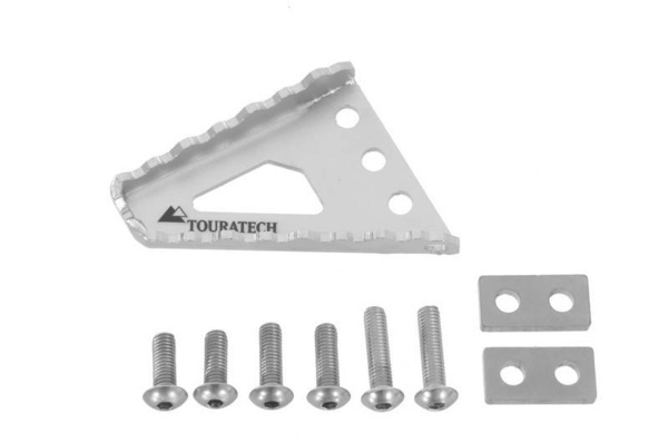 Rozšíření pedálu zadní brzdy nerez. LC8