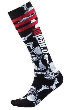 O\'Neal MX ponožky CROSSBONES černá/bílá