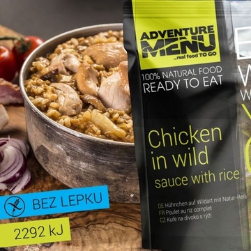 Adventure Menu Kuřecí na divoko s rýží 400 g