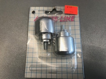 Závaží řidítek HONDA stříbrné závit M6