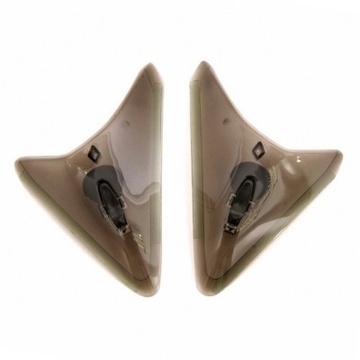 Větračky zadní kouřové pro helmy ARAI