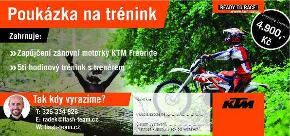 Poukázka na trénink KTM Freeride