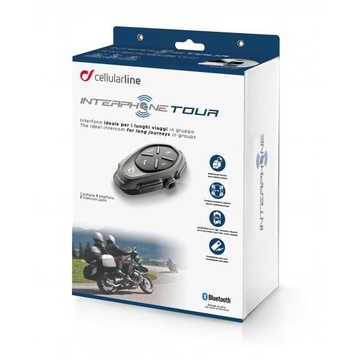 Bluetooth handsfree CellularLine Interphone TOUR Single Pack