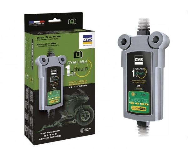 NABÍJEČKA PRO LITHIOVÉ BATERIE GYSFLASH 1.12 LITHIUM S FUNKCÍ CAN-BUS (12V, 1A, 20AH)