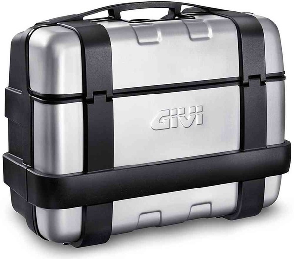 Givi TRK 46N TREKKER KUFR ČERNÝ S HLINÍKOVÝM VÍKEM 46l