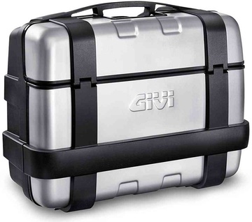 Givi TRK 46N TREKKER KUFR ČERNÝ S HLINÍKOVÝM VÍKEM 46l