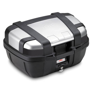 Givi TRK 52N KUFR TREKKER ČERNÝ S HLINÍKOVÝM VÍKEM 52L