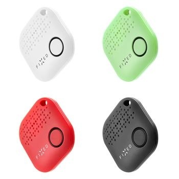 Key finder FIXED Smile, 4-PACK - černý, bílý, červený, zelený