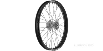 Přední kolo kompletní (21\'\' x 1,6\'\') KTM, Q-TECH (černý ráfek, černý střed)