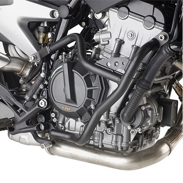Trubkový padací rám KTM 790/890 DUKE - černý