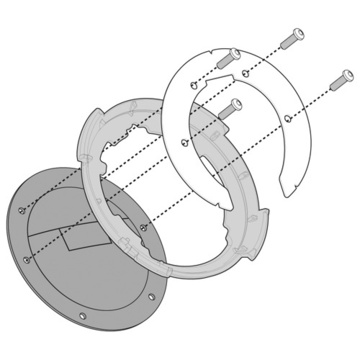 Redukce pro tankvak tanklock KAPPA BF59k KTM 1290 SAS/SAR 2021-..