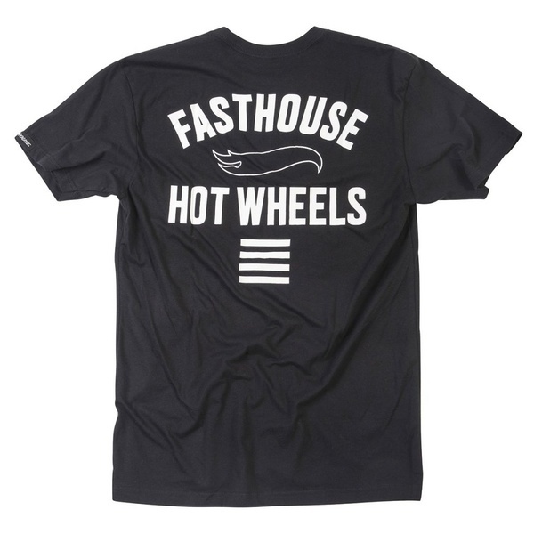 Fasthouse Major Hot Wheels Tee Black