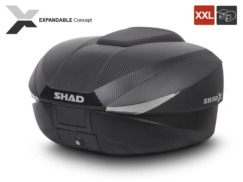 CFMOTO Nastavitelný zadní kufr SHAD SH58X Carbon
