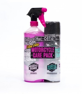 MUC-OFF MOTORCYCLE CARE DUO KIT - Sada na čištění a ochranu povrchu motocyklů