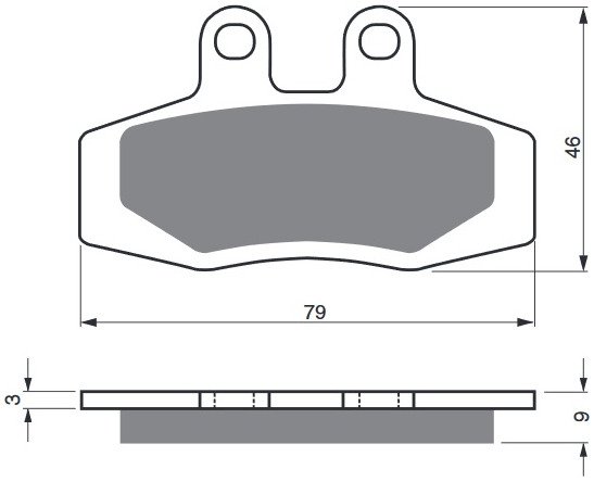 Brzdové destičky GOLD FREN 026 S3 - poslední sada