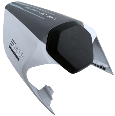 CFMOTO 450SR kryt sedla spolujezdce (bílá + černá)