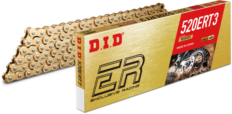 D.I.D 520ERT3 EXCLUSIV RACING ZLATÝ 120čl.