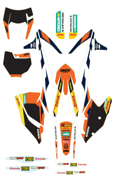 GRAPHIC KIT FACTORY ENDURO