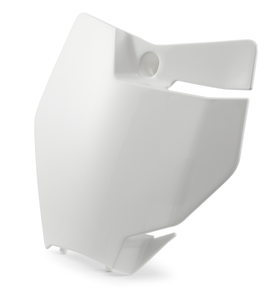 NUMBER PLATE WHITE