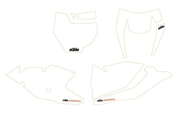 NUMBER PLATE STICKER WHITE