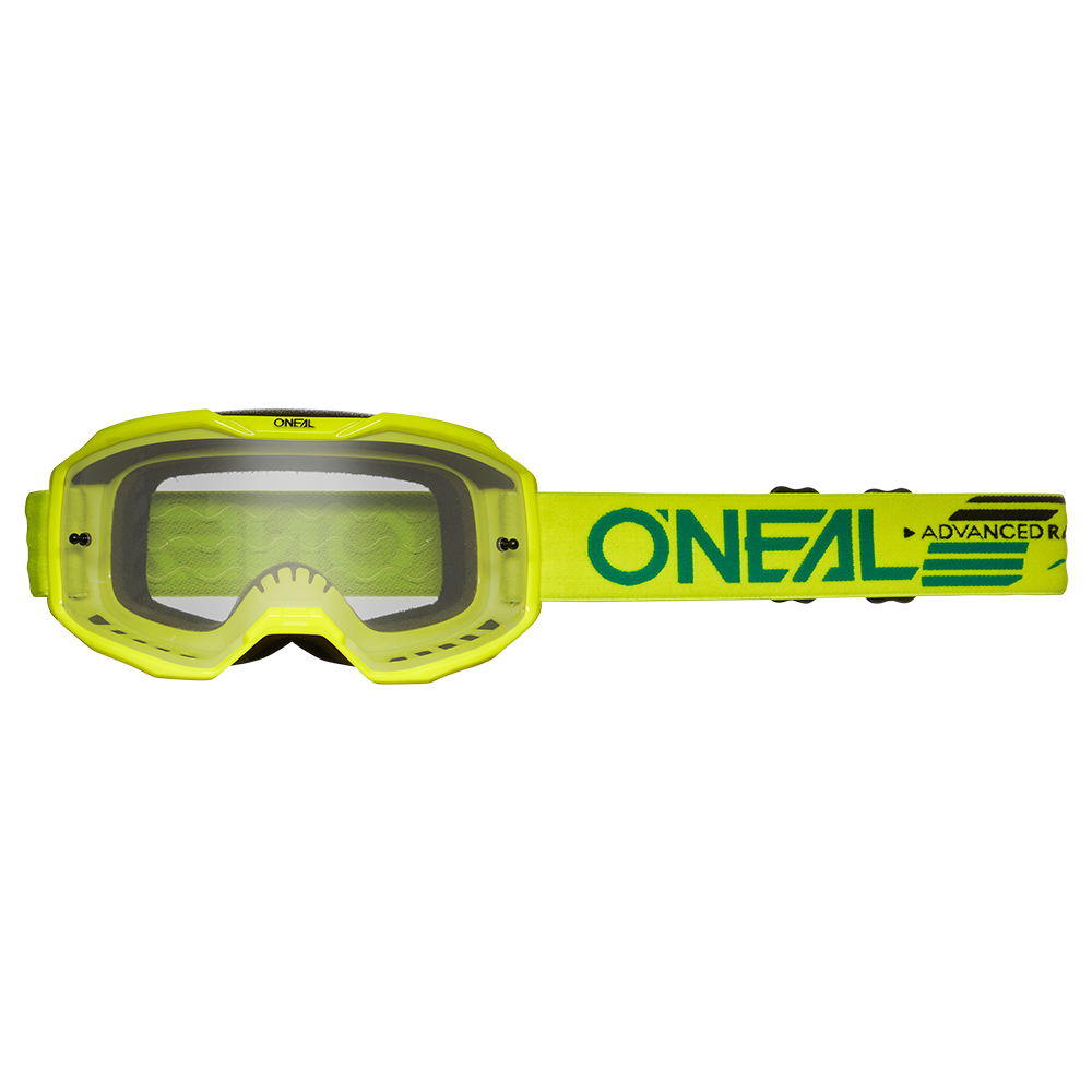 B-10 Goggle SOLID V.24 neon yellow - clear