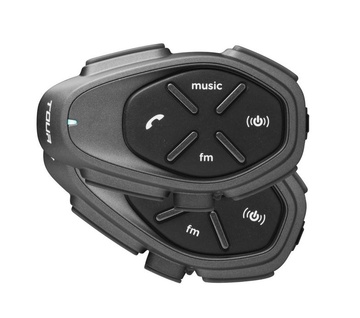 Bluetooth handsfree CellularLine Interphone TOUR HD, Twin Pack
