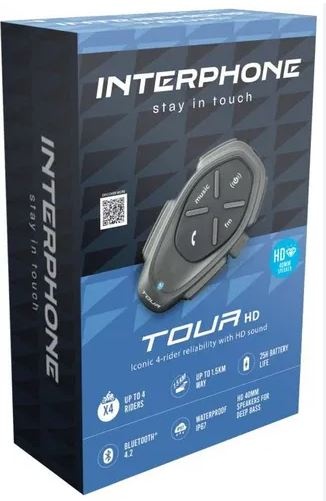 Bluetooth handsfree CellularLine Interphone TOUR HD Single Pack