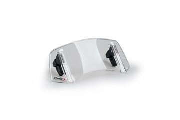 Přídavné plexi Puig (clip-on), kouřové