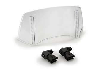 Přídavné plexi Puig (clip-on), kouřové