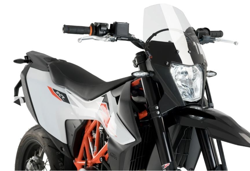 Plexi touring PUIG KTM 690 Enduro R čirá