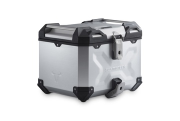 kufr TRAX Adventure 38 L  stříbrný ALU TOP BOX